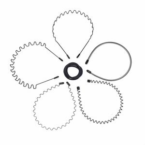 5 Pieces Metal Headbands Wavy Hairband, Fashion Sports Hair Hoop Accessories for